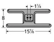 15 7/8 X 8, Universal Cast Iron H Twin Burner Head - 20502 3 15 7/8 X 8, Universal Cast Iron H Twin Burner Head - 20502 - Image 3