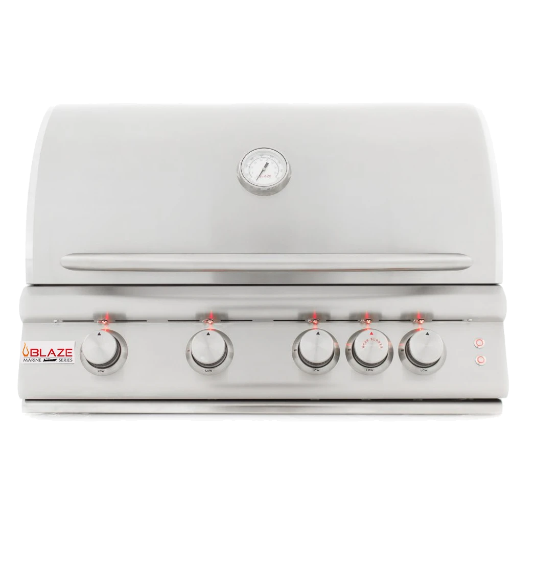 Blaze 4 Burner Built-in Grill Marine Grade - BLZ-4LTE2MG 1 Blaze 4 Burner Built-in Grill Marine Grade - BLZ-4LTE2MG