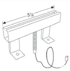 06840 Aussie Ceramic Ignitor Electrode W Male Connector 5 06840 Aussie Ceramic Ignitor Electrode W Male Connector -Weber Store Drawing of Collector Box for Aussie 06840hr 17434.1588167671.1500.1500