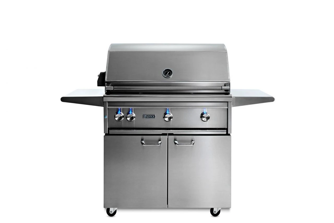 Lynx 36" Freestanding Grill - All Trident W/ Rotisserie - L36ATRF 1 Lynx 36" Freestanding Grill - All Trident W/ Rotisserie - L36ATRF