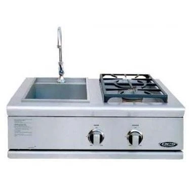 DCS Liberty Natural Gas Side Burner And Sink, Built-In | BFGC-30BS-N 1 DCS Liberty Natural Gas Side Burner And Sink, Built-In | BFGC-30BS-N