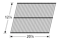 12 1/4 X 20 1/8, Rock Grate, Arkla, Broilmaster, Charmglow - 93001