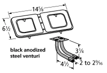 Broil King Stainless Steel Burner Venturi Kit - 14102-78802