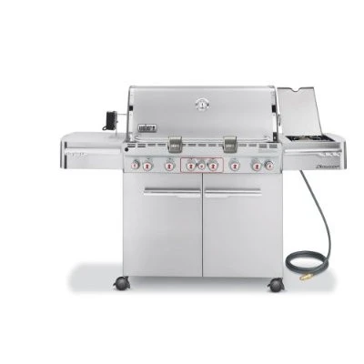 Weber S-670 Summit Natural Gas Grill, Sear Burner, Rotis, Side-Burner 1 Weber S-670 Summit Natural Gas Grill, Sear Burner, Rotis, Side-Burner