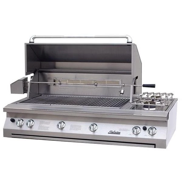 Solaire 56" InfraVection Natural Gas Built-in Grill, One IR Burner, Double Side Burner 1 Solaire 56" InfraVection Natural Gas Built-in Grill, One IR Burner, Double Side Burner